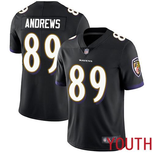 Baltimore Ravens Limited Black Youth Mark Andrews Alternate Jersey NFL Football #89 Vapor Untouchable